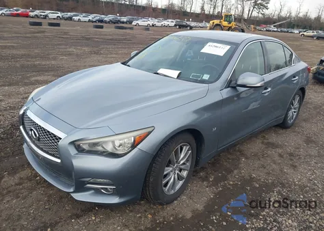 2014 Infiniti Q50 Premium z USA, uszkodzony, nr VIN JN1BV7AR7EM680269